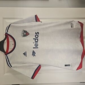Adidas DC United White 2021 Marble Authentic jersey, size XL